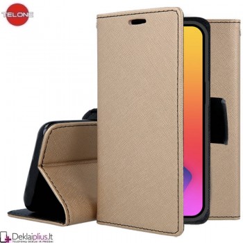Telone dėklas su skyreliais - auksinės spalvos (Apple Iphone 15) Telone dėklas su skyreliais - auksinės spalvos (Apple Iphone 15)